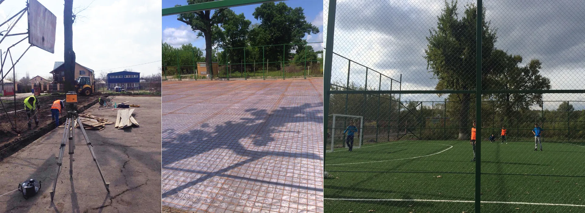 Betonare teren de fotbal Calugareni